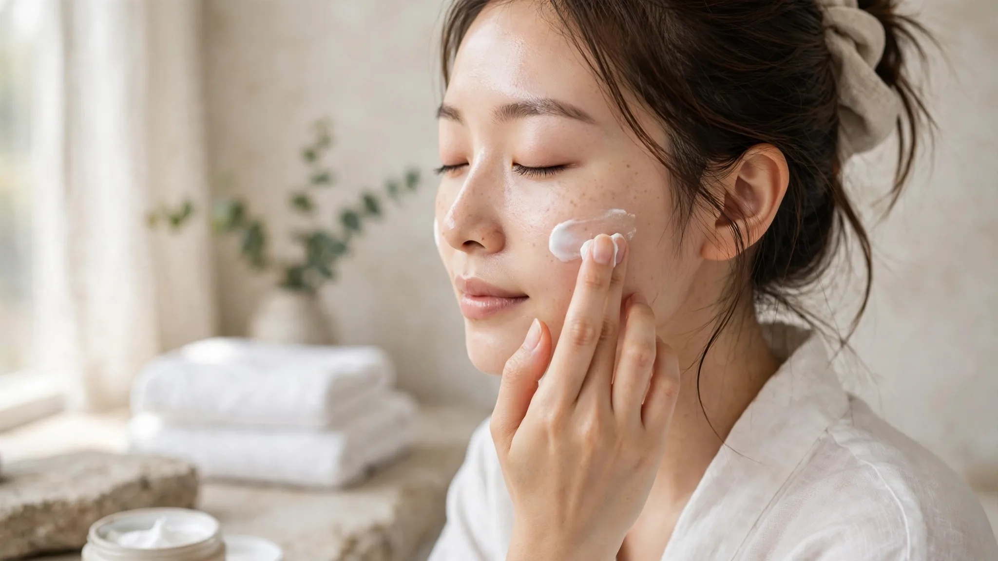 Thoa kem dưỡng phục hồi hàng rào bảo vệ da